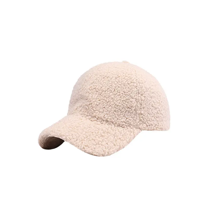 Light Board Wool Cap for Women Winter Warm Beige - Image 16
