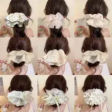 Black Bow Hairpin for Women Autumn Winter High-End Grabber Clip โ feature 4
