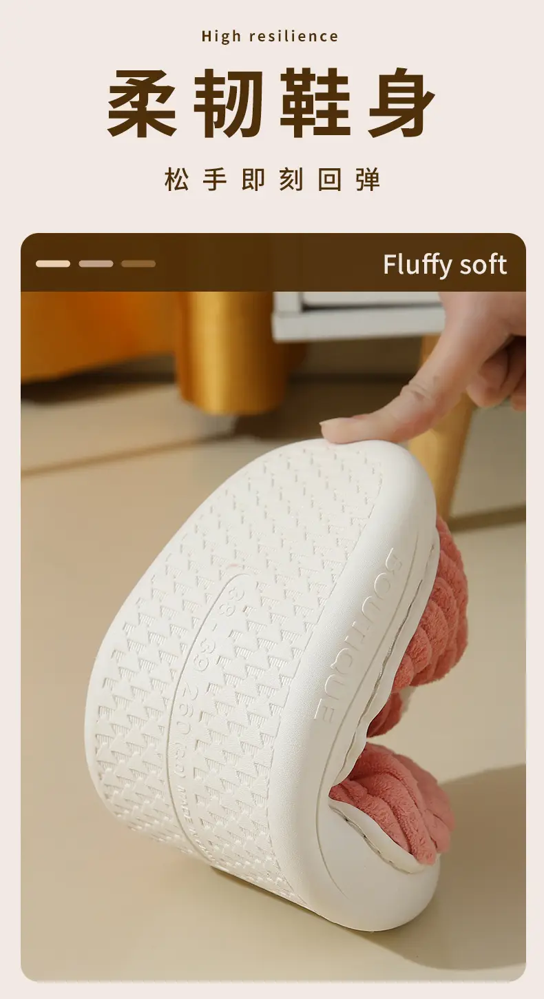Cross-Border Popular Home Slippers for Women, Fully Enclosed Cotton Shoes for Women, Winter Indoor Home Use, Thick-Soled Warm Cotton Slippers for Men — feature 14