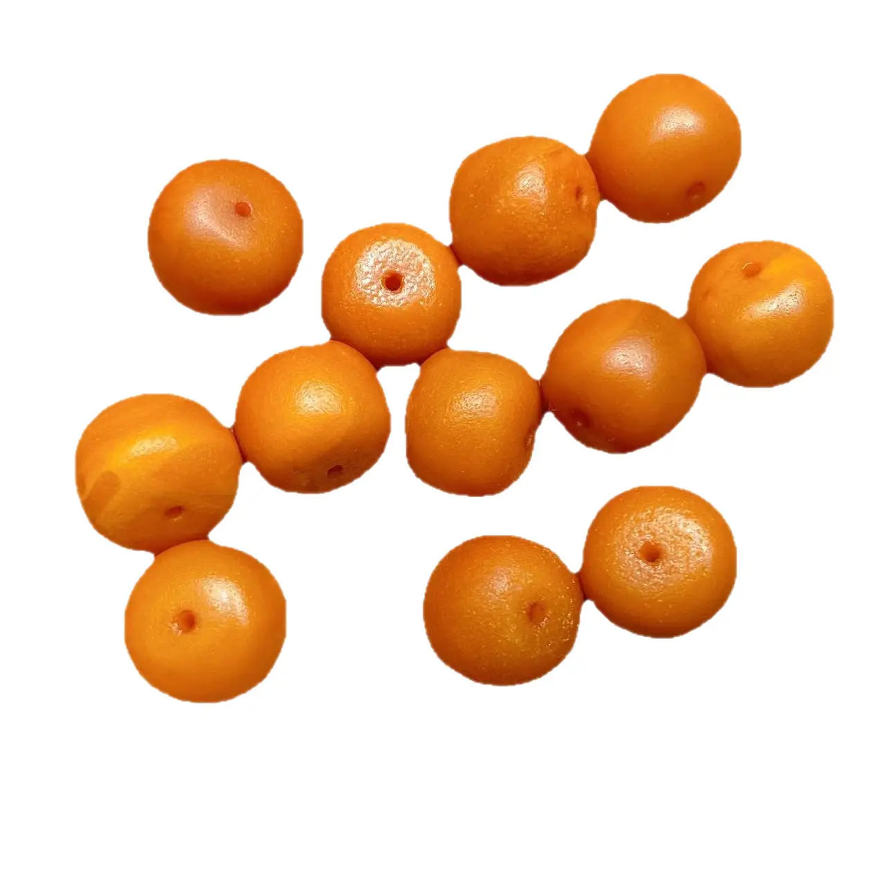 Natural Orange Peel Old Wax Beads for Crafts & Decor - Image 5