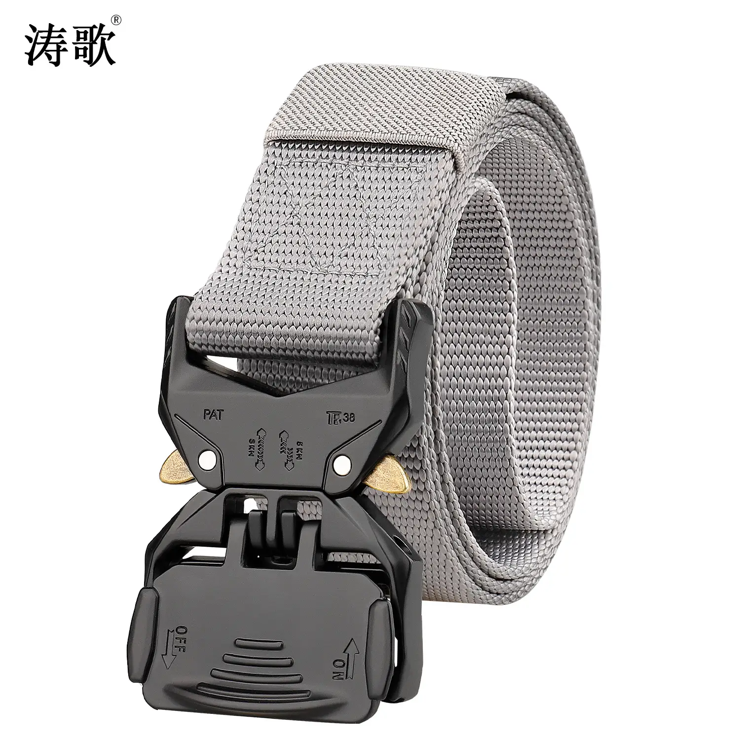 Cobra Tactical Nylon Canvas Belt with Zinc Alloy Buckle