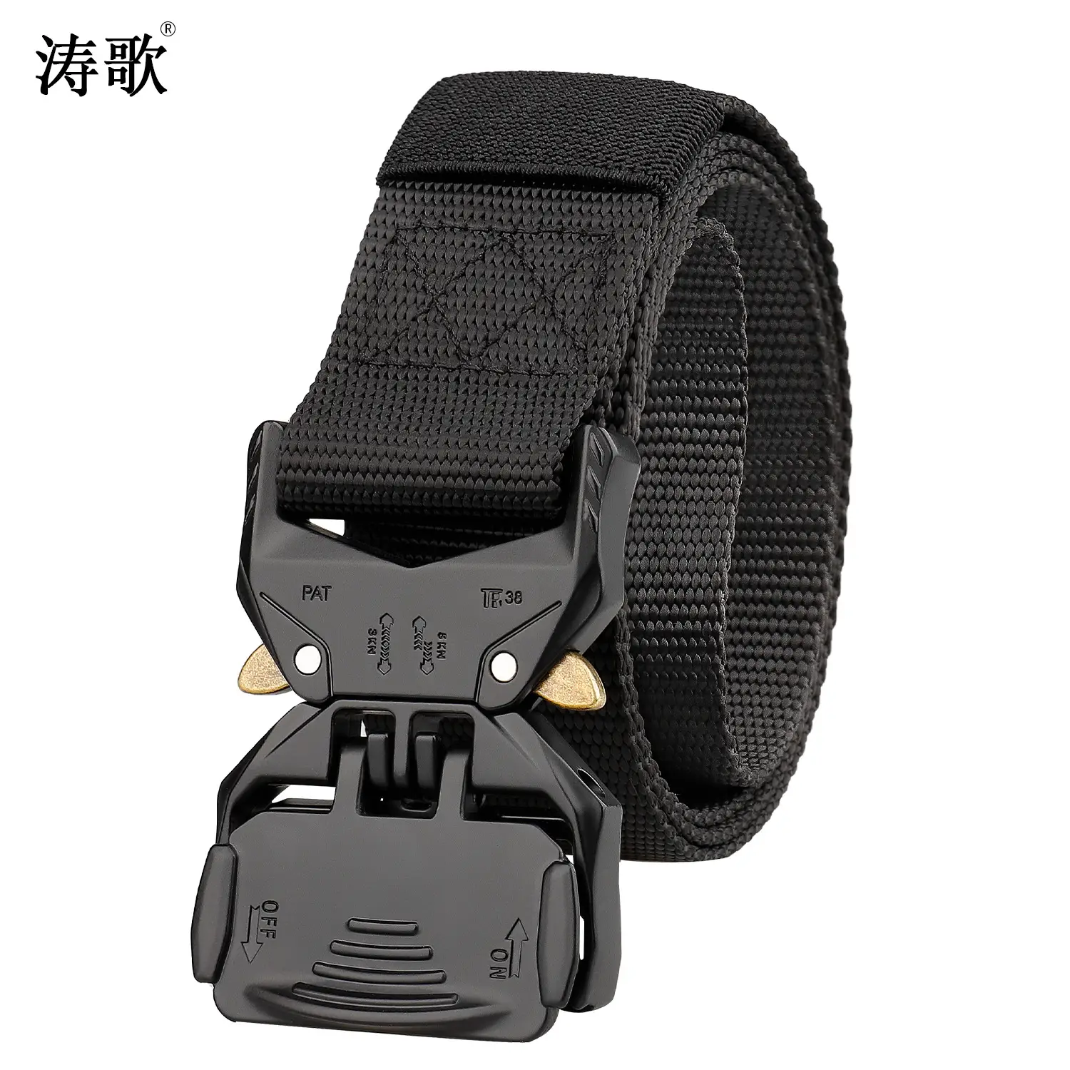 Cobra Tactical Nylon Canvas Belt with Zinc Alloy Buckle - Image 2