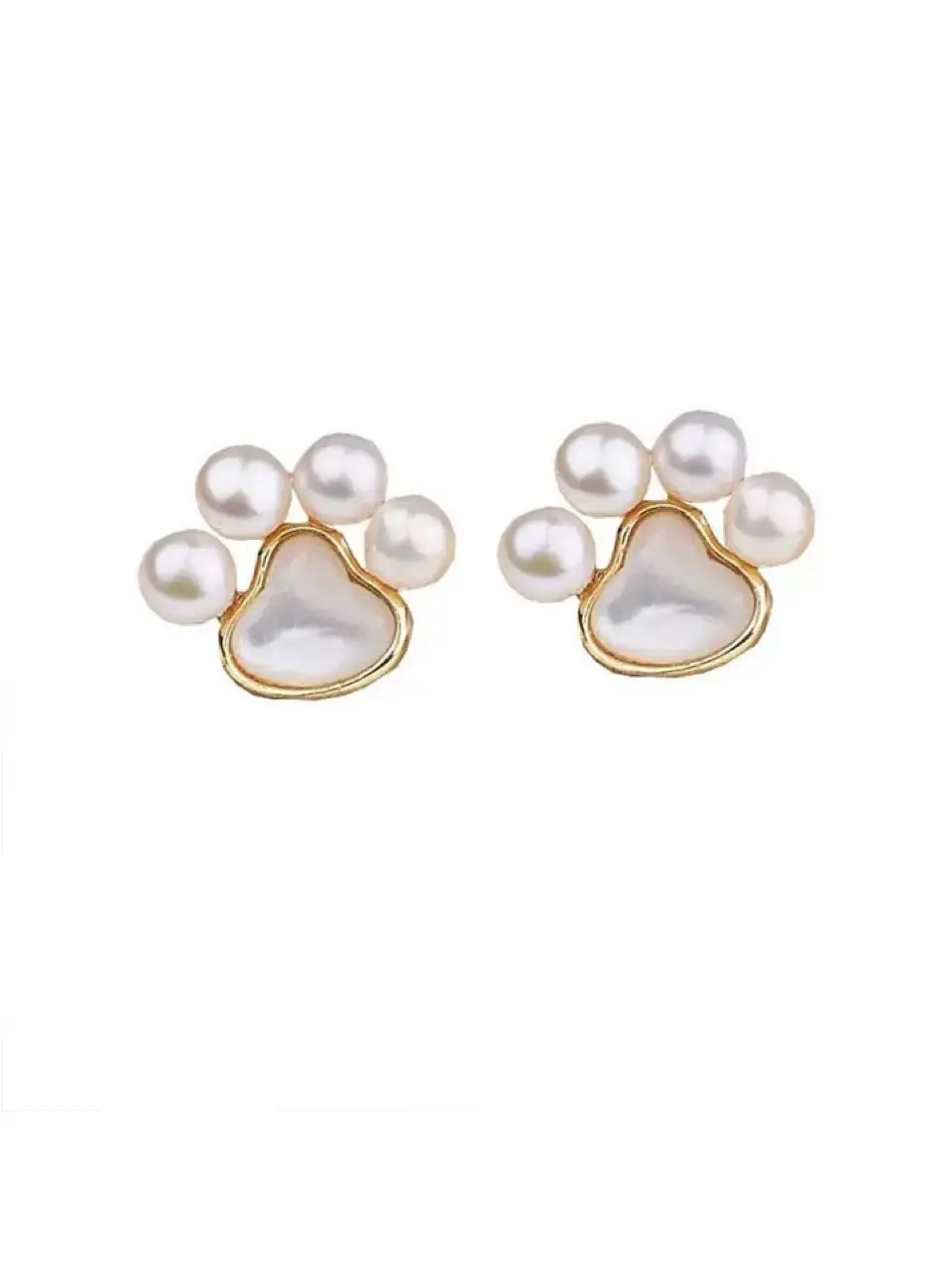 Cat Claw Pearl Earrings for Women 925 Silver — feature 9