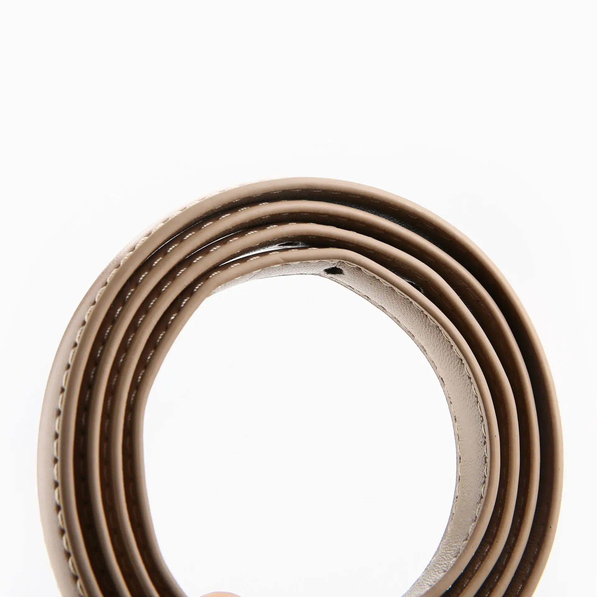 Women's Gold Plated Genuine Leather Belt