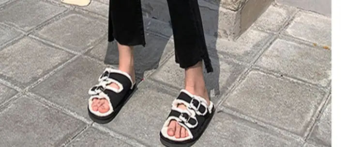 Black Korean Style Abdominal Pants for Women — feature 35