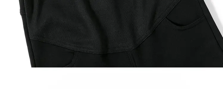 Black Korean Style Abdominal Pants for Women — feature 43