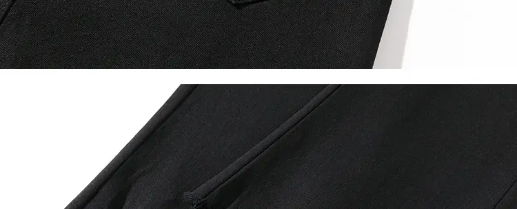 Black Korean Style Abdominal Pants for Women — feature 47