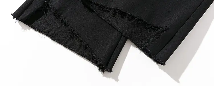 Black Korean Style Abdominal Pants for Women — feature 48