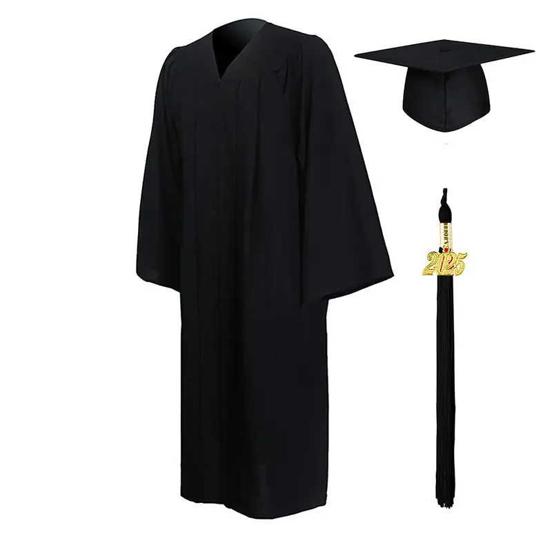 Graduation Cap & Dress Set Navy Blue with Tassel — feature 18