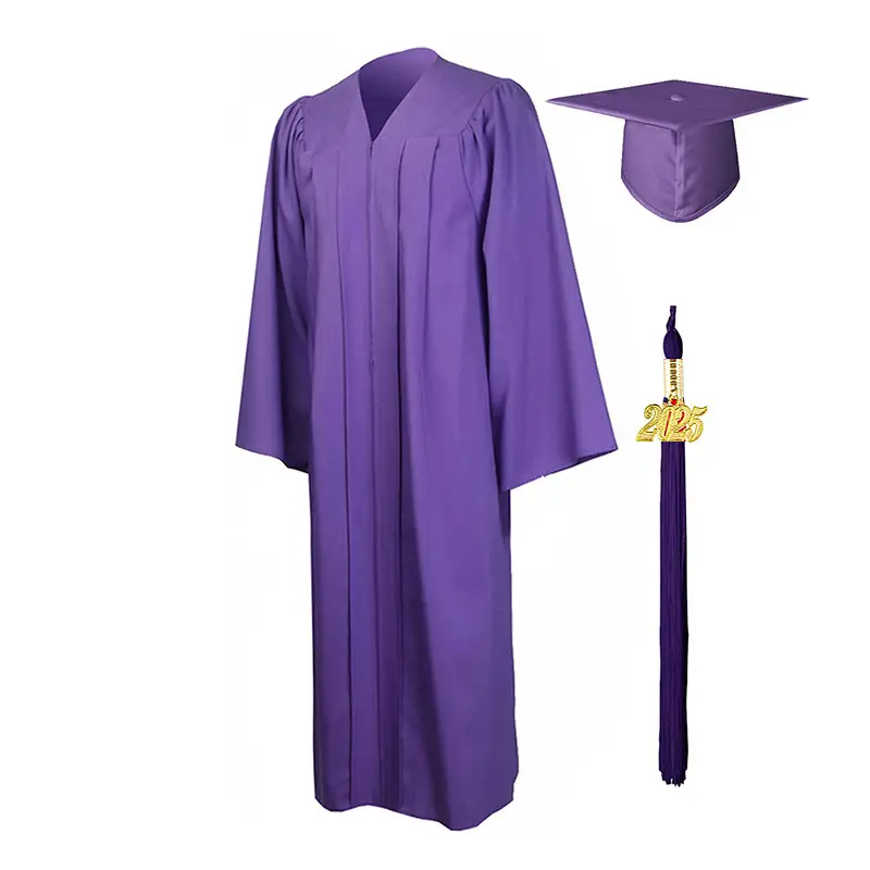 Graduation Cap & Dress Set Navy Blue with Tassel — feature 23
