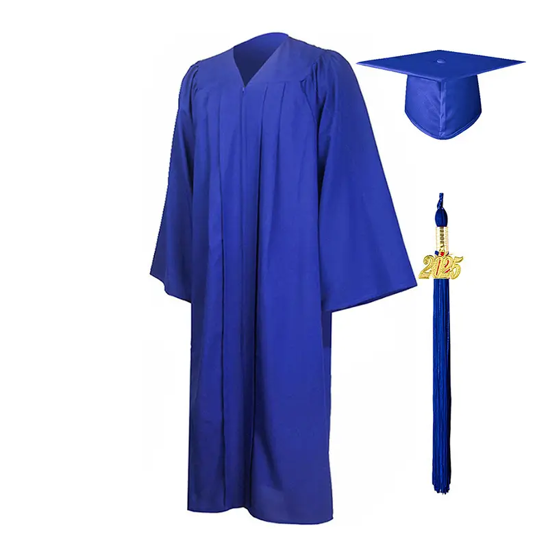 Graduation Cap & Dress Set Navy Blue with Tassel — feature 24