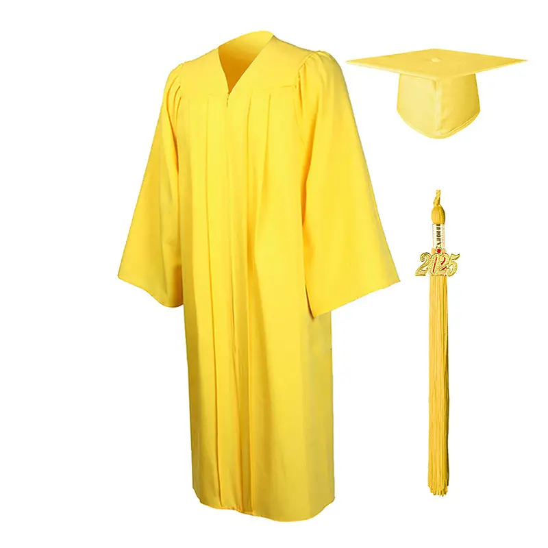 Graduation Cap & Dress Set Navy Blue with Tassel — feature 26