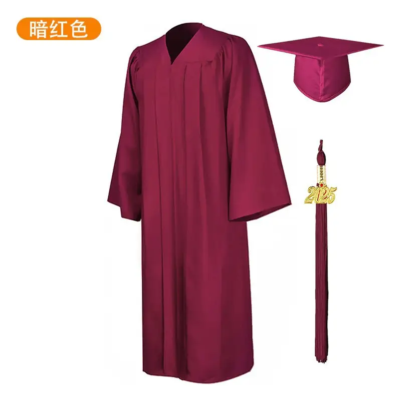 Graduation Cap & Dress Set Navy Blue with Tassel - Image 10