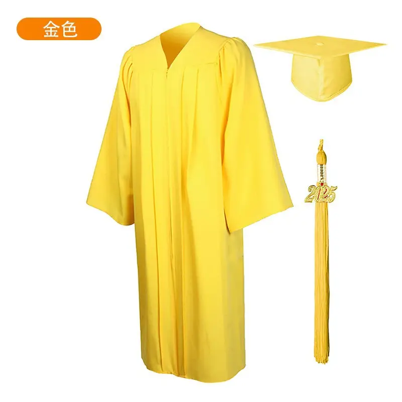Graduation Cap & Dress Set Navy Blue with Tassel - Image 3