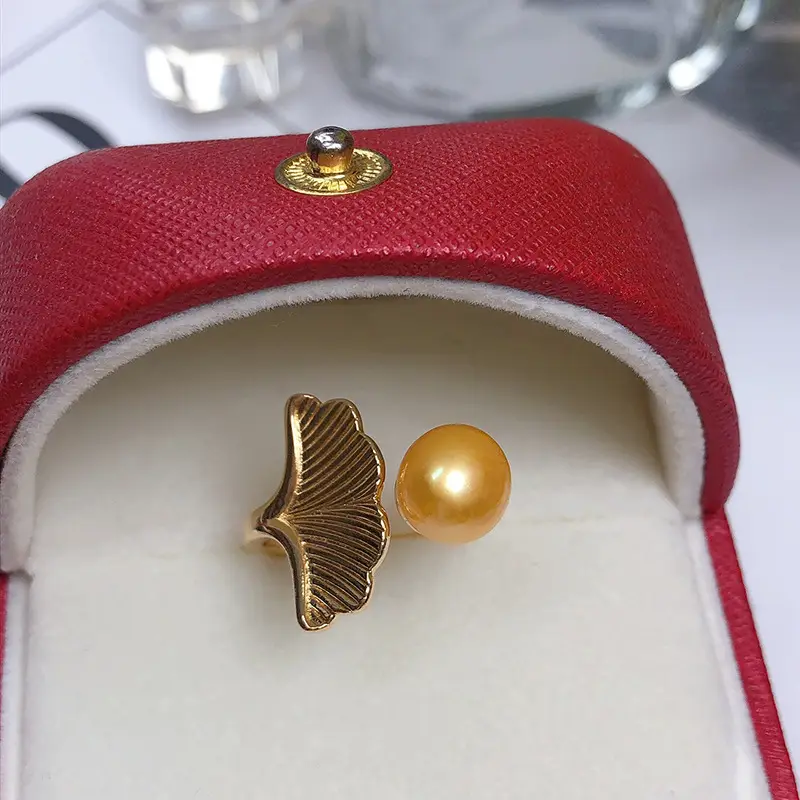 Freshwater Pearl Ring for Women Simple Design - Image 8