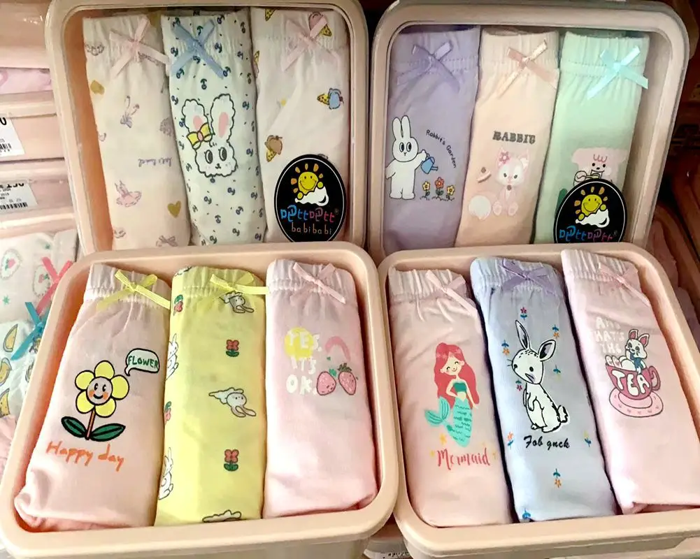 Cartoon Baby Boxers 95 Cotton Storage Box Set - Image 3