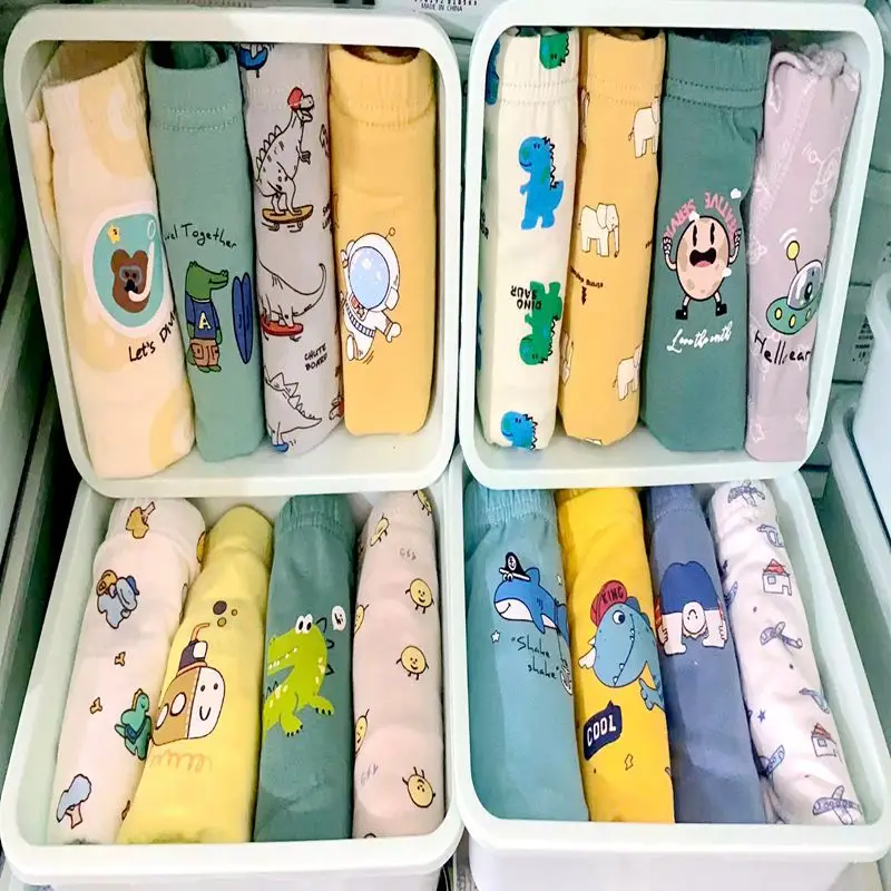 Cartoon Baby Boxers 95 Cotton Storage Box Set - Image 6