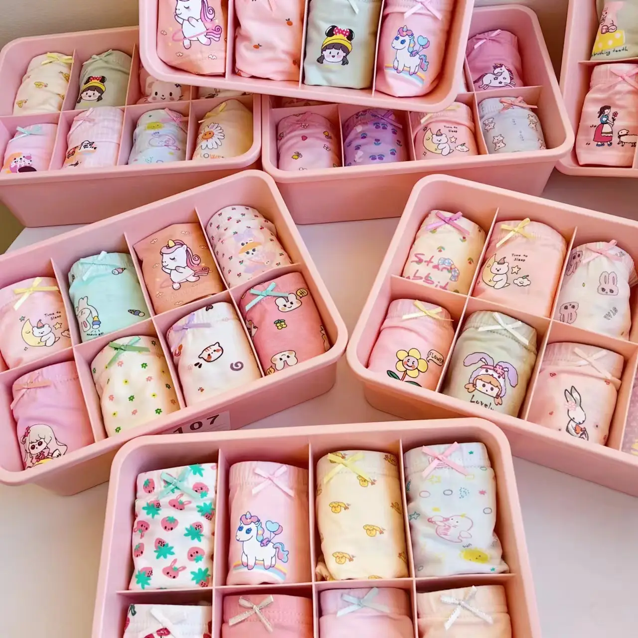 Cartoon Baby Boxers 95 Cotton Storage Box Set - Image 8
