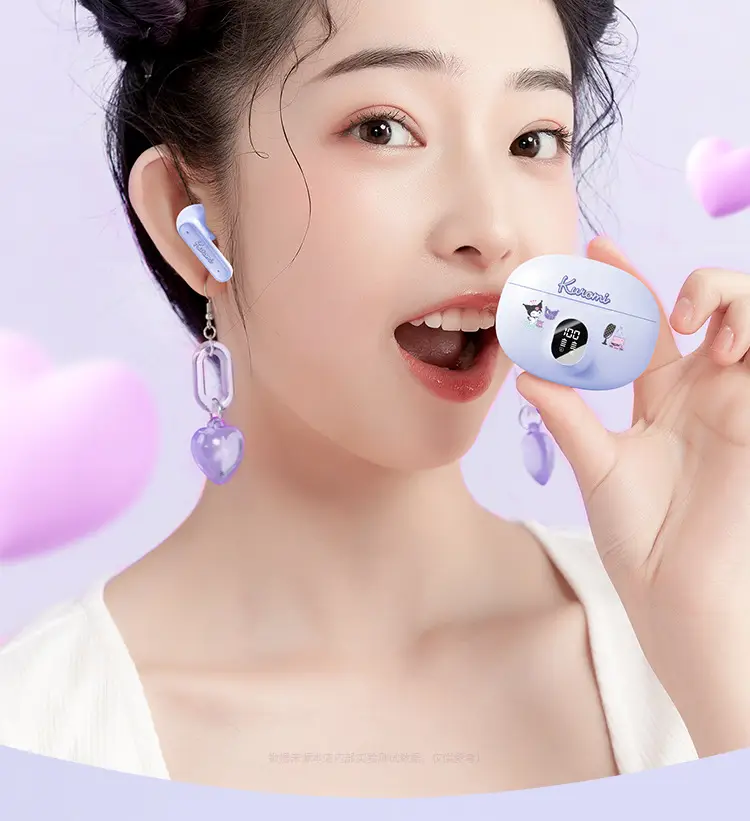 Sanrio Hello Kitty Bluetooth Earbuds White Long Lasting — feature 7