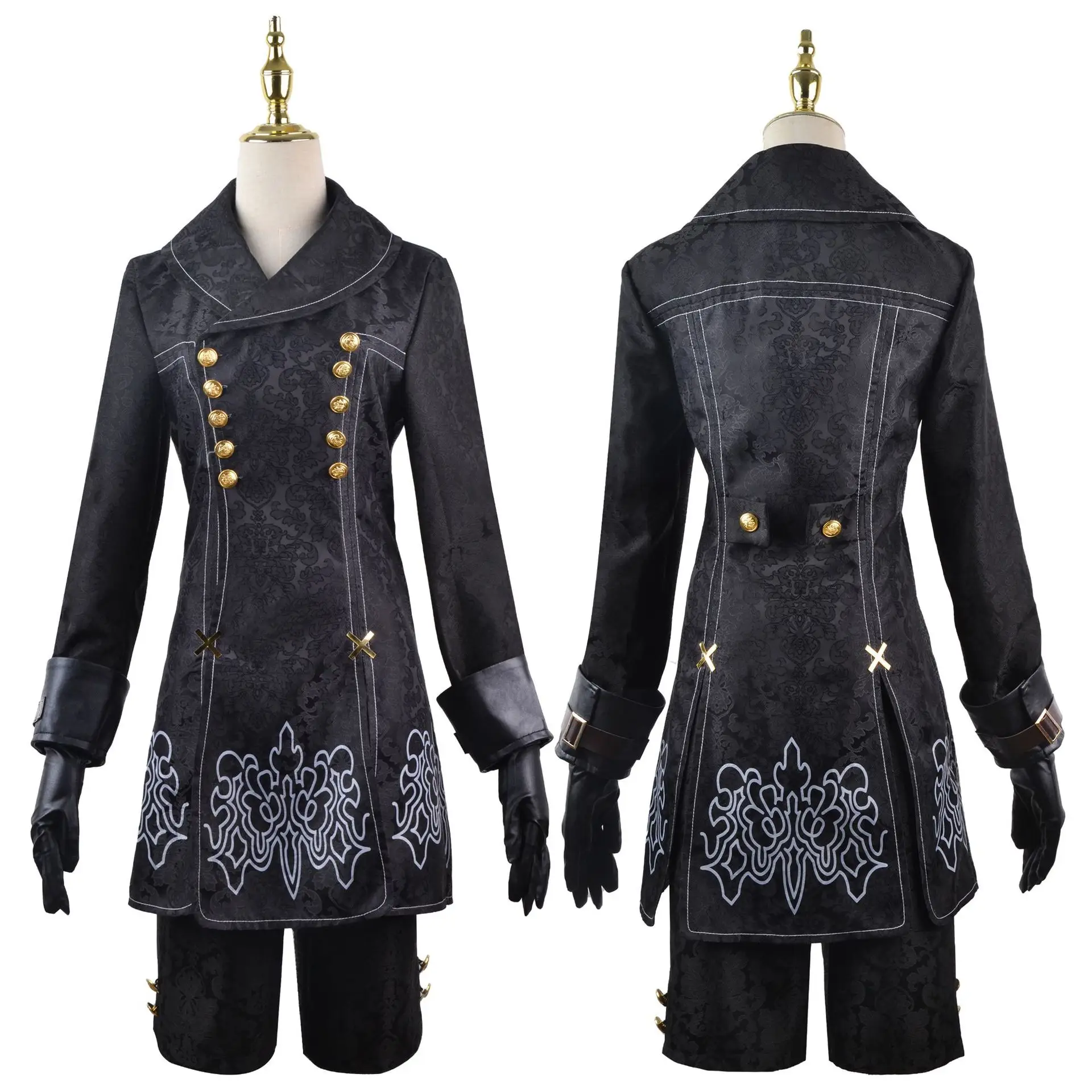 Neil Mechanical Cos Era 9S Heroine 2B Sister Cos Clothing Yohael Anime Women's Dress - Image 7