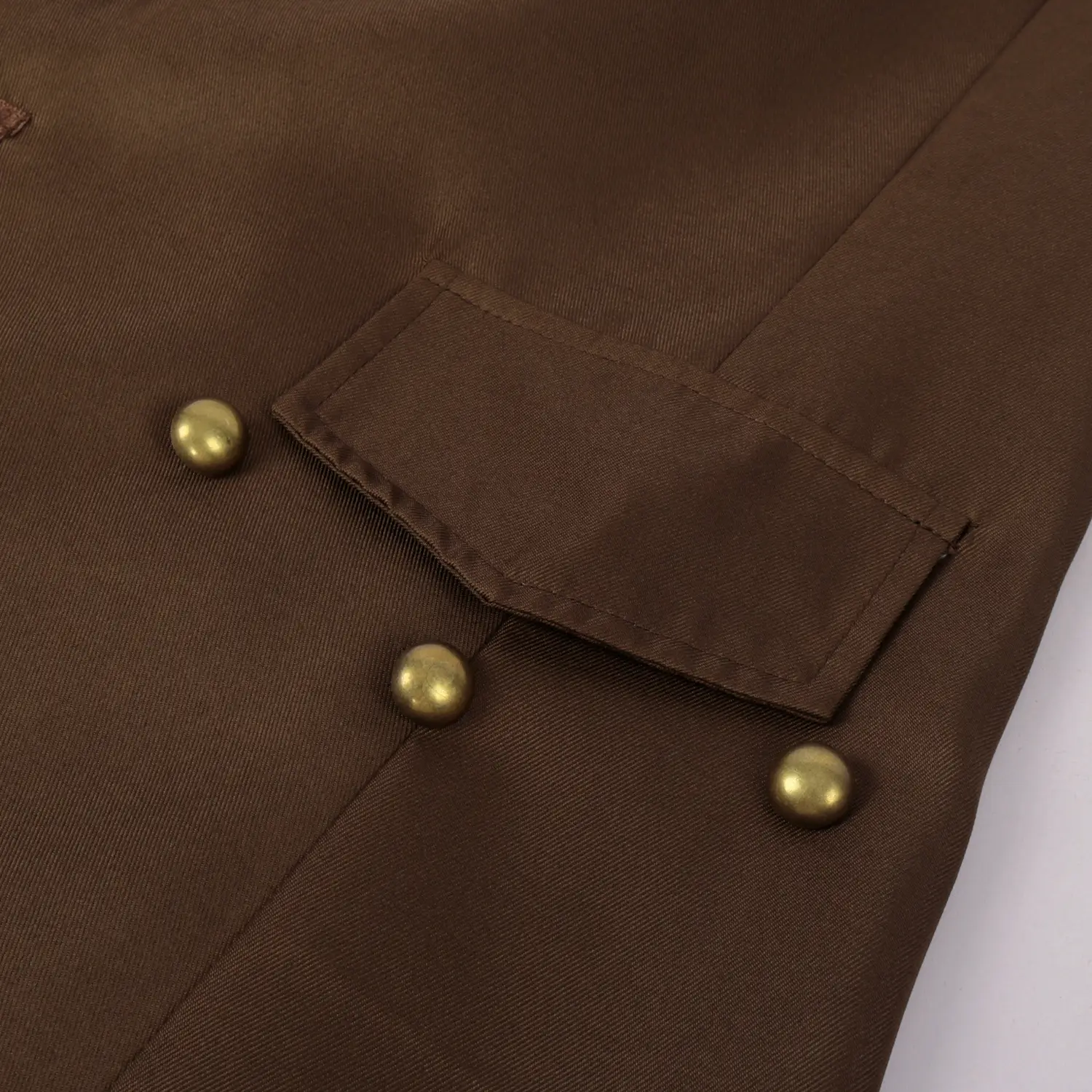 Jack Sparrow Captain Jack Halloween Suit Brown Long Sleeve Pants — feature 15