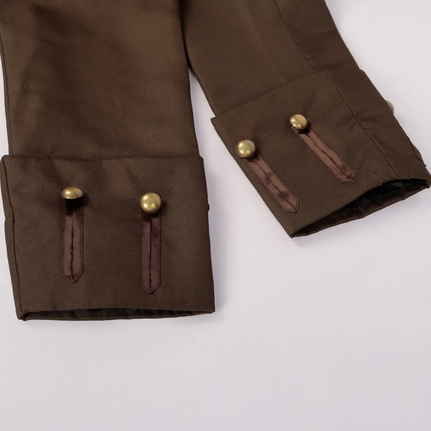 Jack Sparrow Captain Jack Halloween Suit Brown Long Sleeve Pants — feature 16