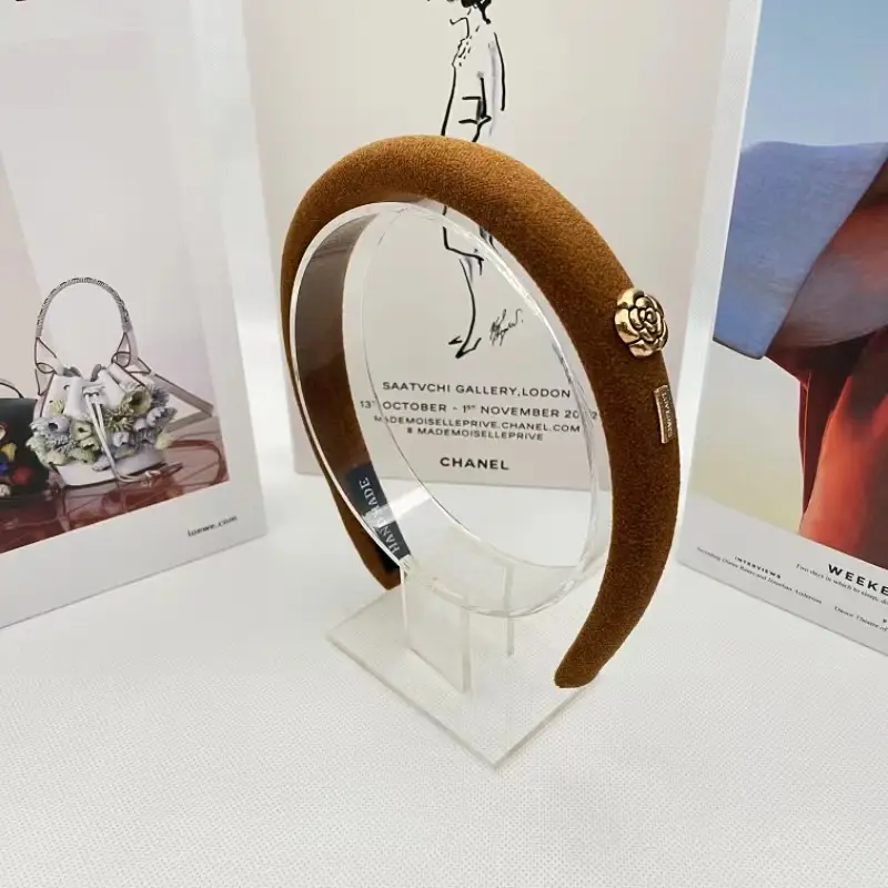 Chanel Camellia Headband for Women Elegant Light Luxury - Image 5