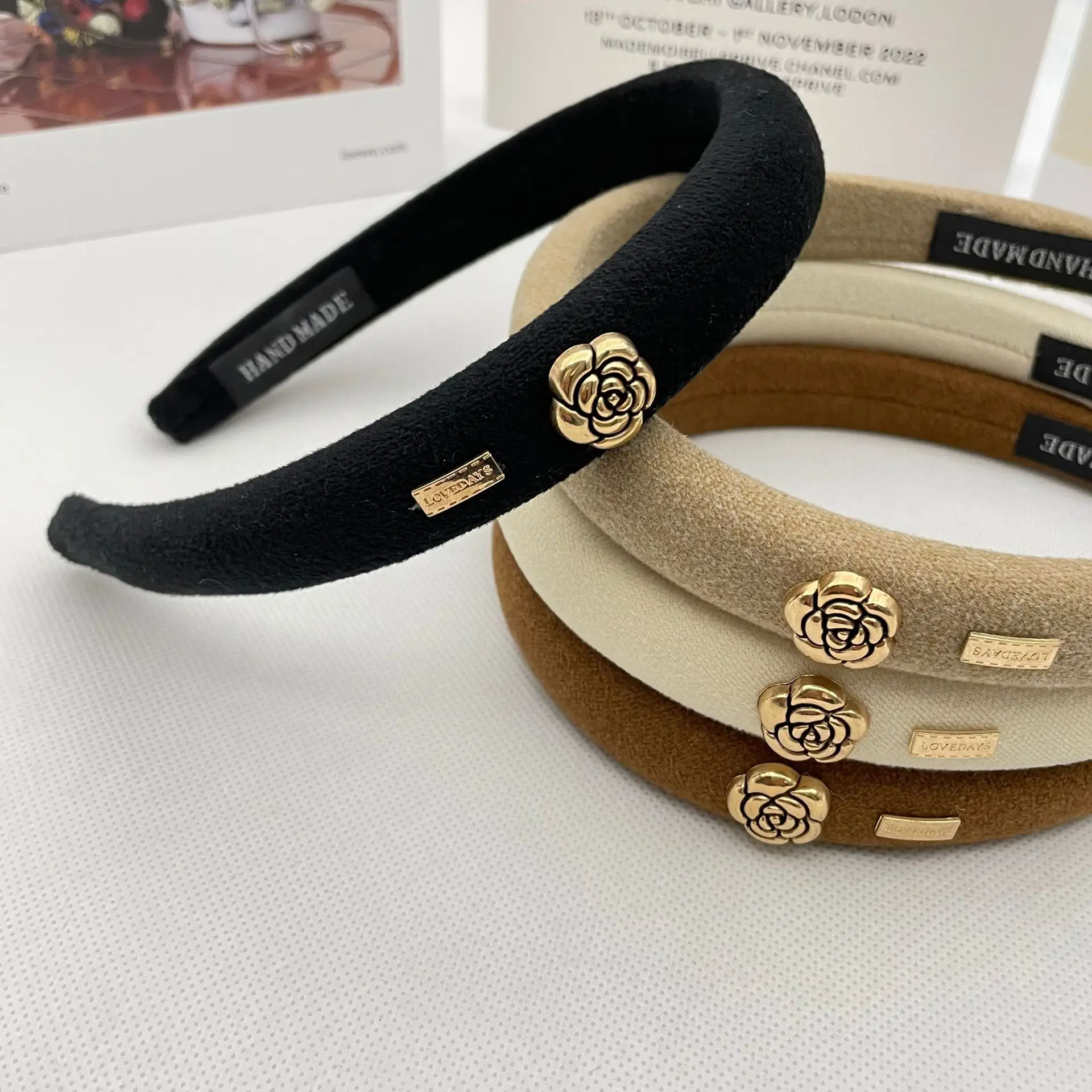 Chanel Camellia Headband for Women Elegant Light Luxury — feature 10