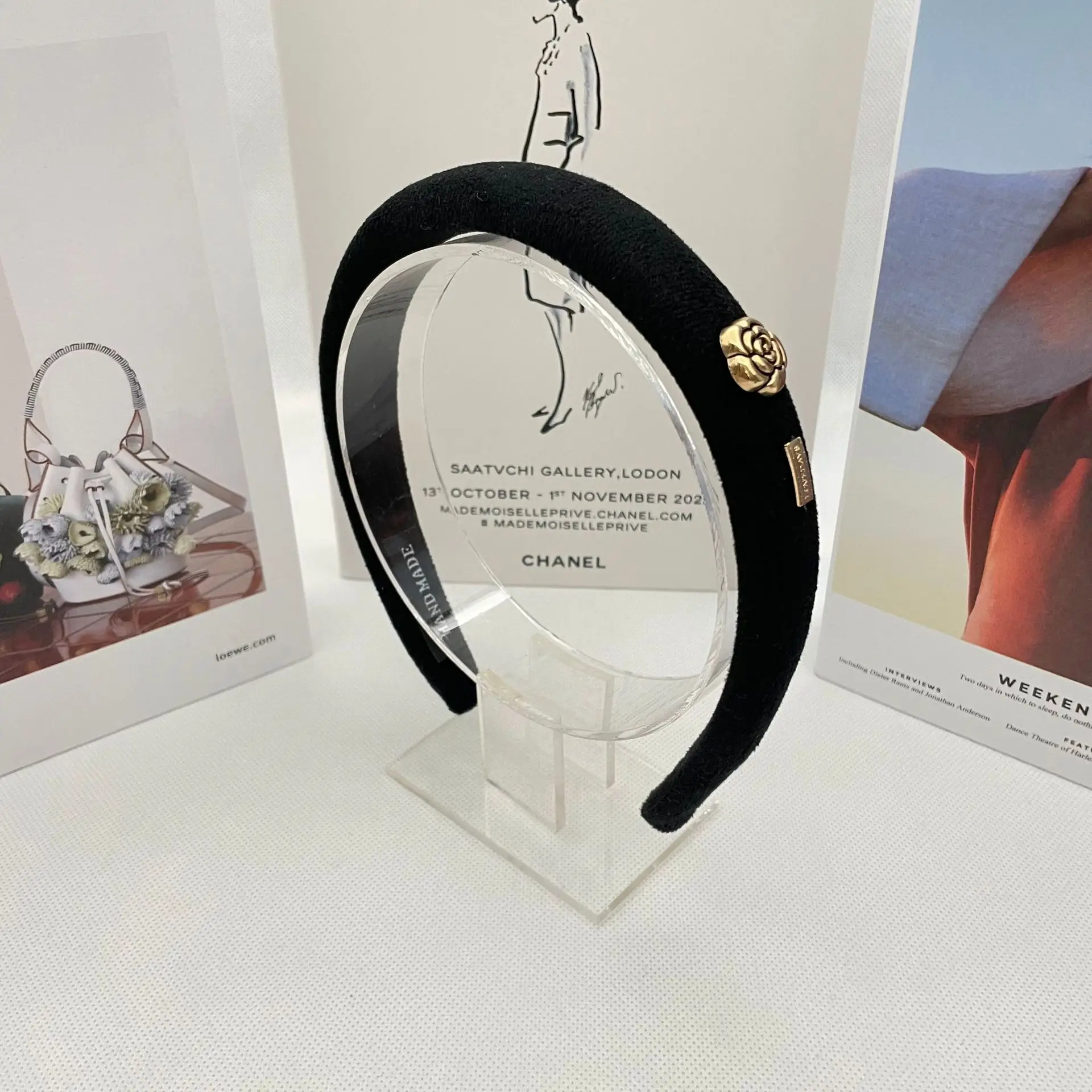 Chanel Camellia Headband for Women Elegant Light Luxury — feature 11