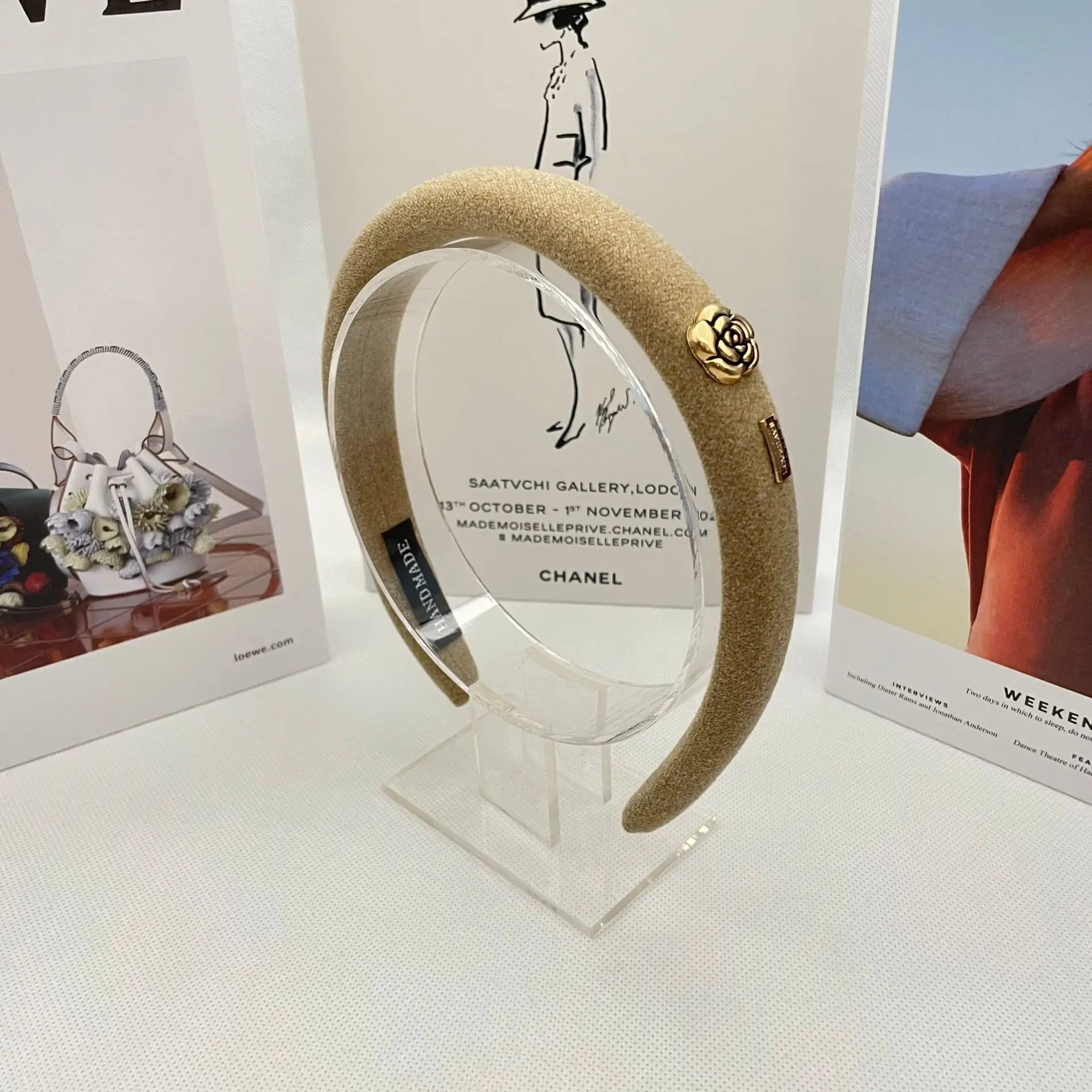 Chanel Camellia Headband for Women Elegant Light Luxury — feature 13