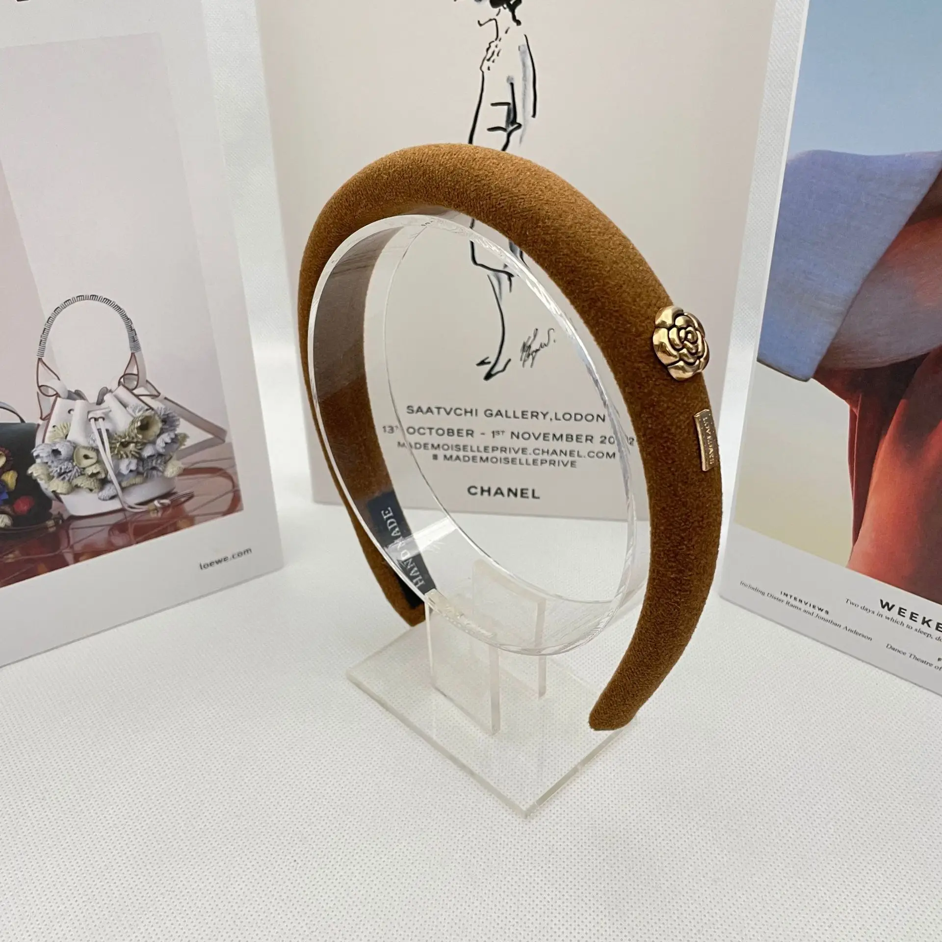 Chanel Camellia Headband for Women Elegant Light Luxury — feature 14
