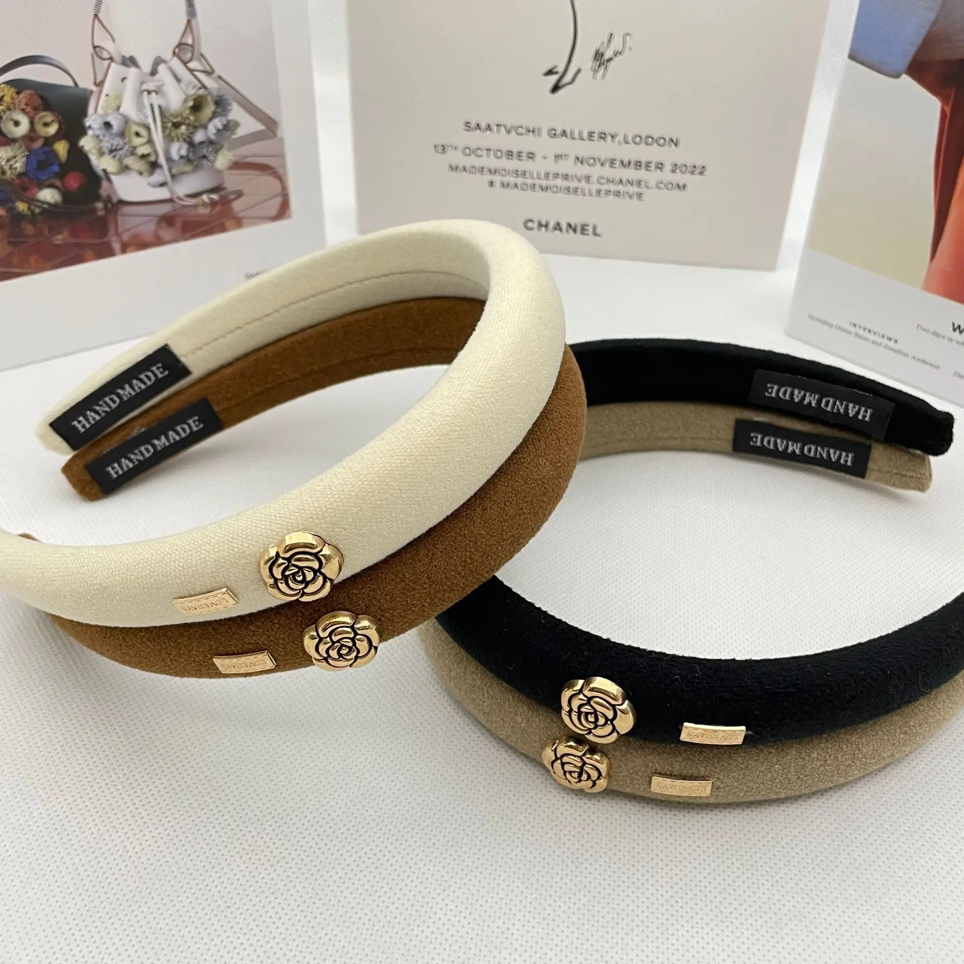 Chanel Camellia Headband for Women Elegant Light Luxury — feature 9