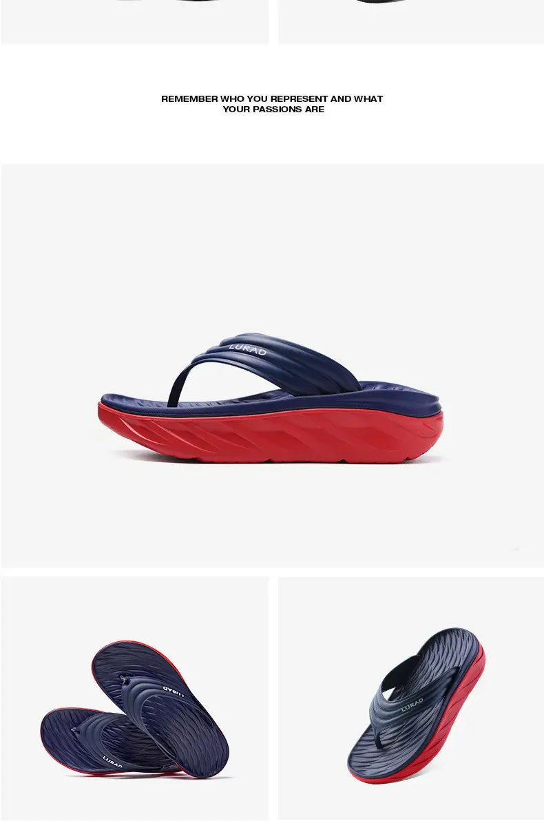 Men's Black Aggressive Sandal Flip Flops Summer Non-Slip — feature 11