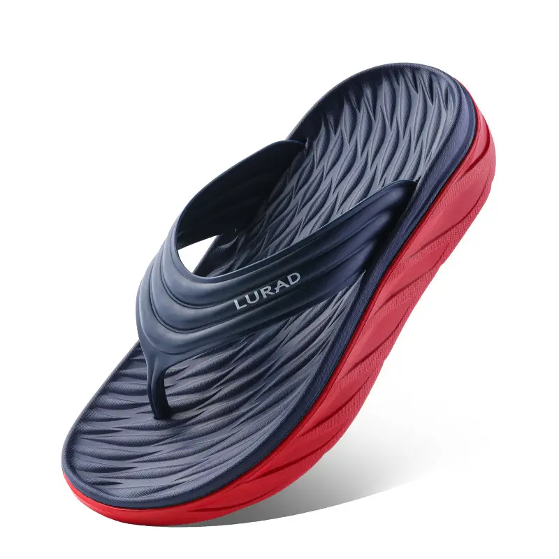 Men's Black Aggressive Sandal Flip Flops Summer Non-Slip