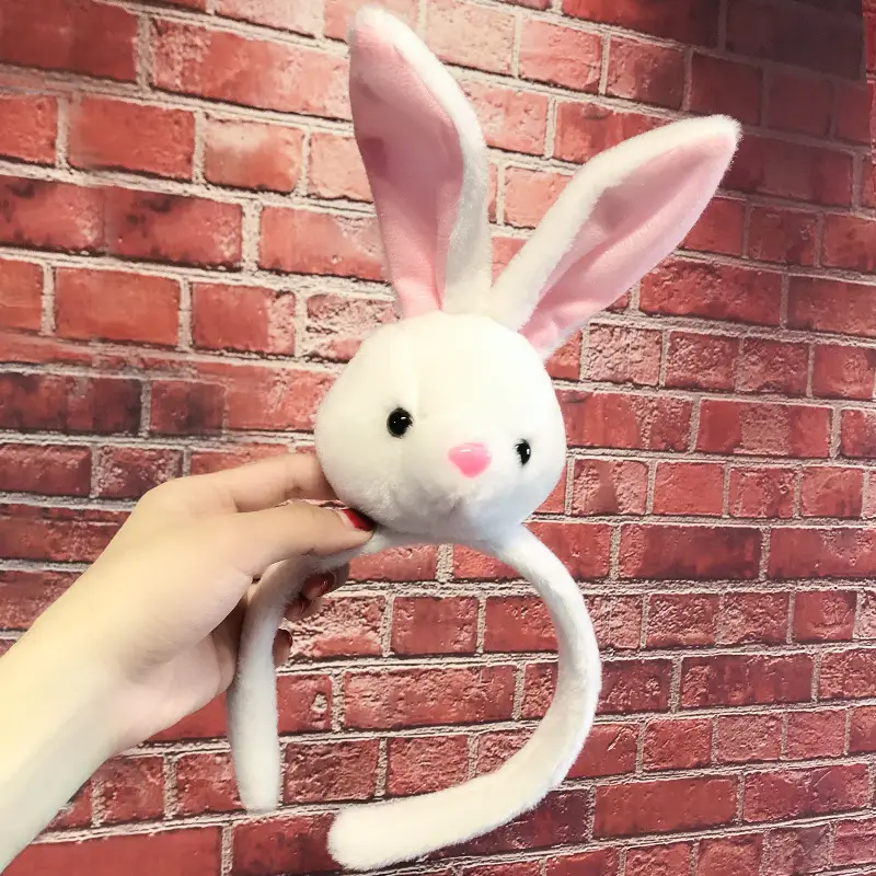 Overlooked Rabbit Doll with Pink Ears & Soft Fleece - Image 4