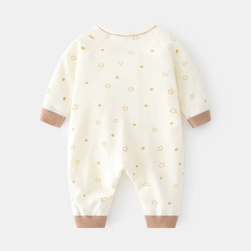 Newborn Pure Cotton Star Print Jumpsuit - Image 11