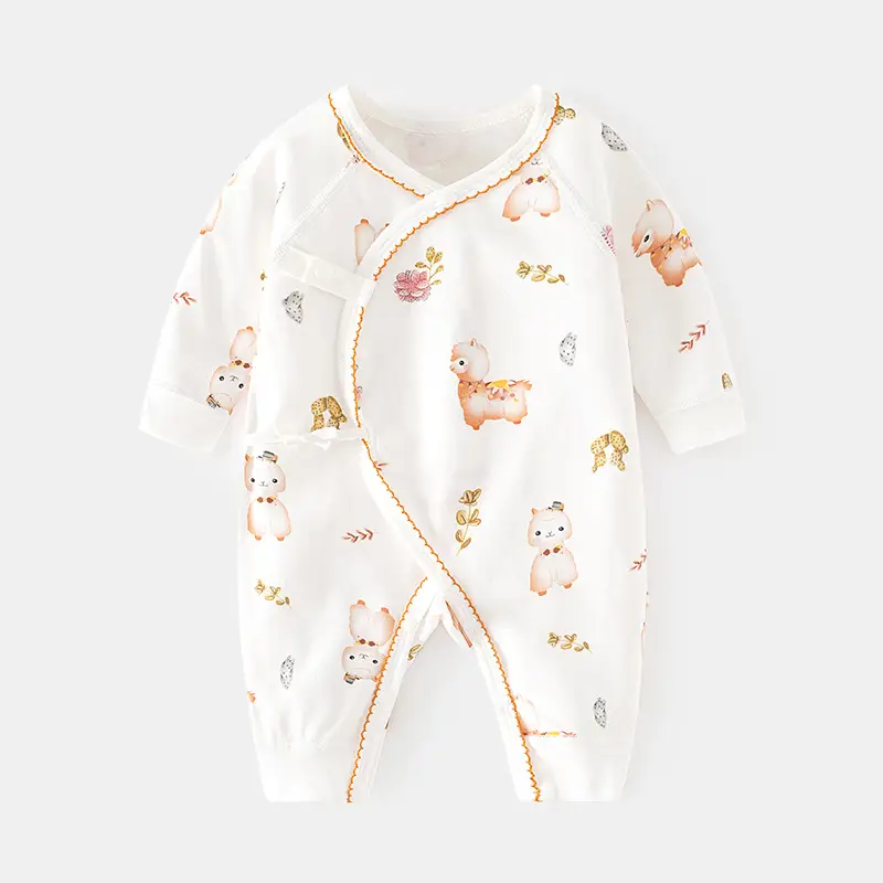 Newborn Pure Cotton Star Print Jumpsuit - Image 3