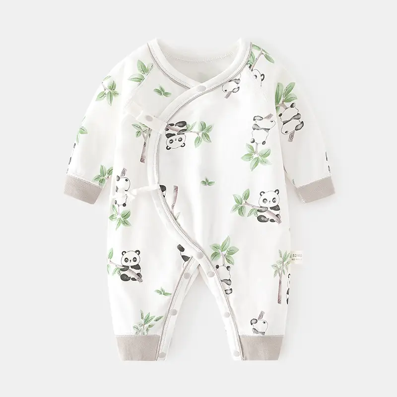 Newborn Pure Cotton Star Print Jumpsuit - Image 7