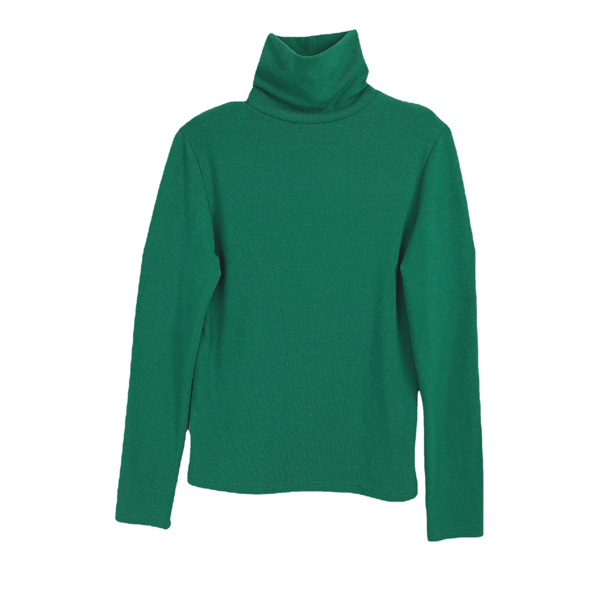 Women's Thickened High Collar Cashmere Shirt Brown - Image 25