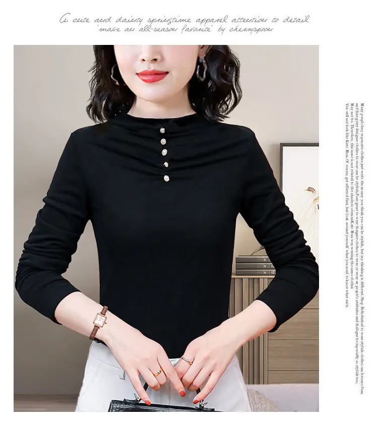 Double-Sided Velvet Shirt Women Brown Fleece Lined — feature 11