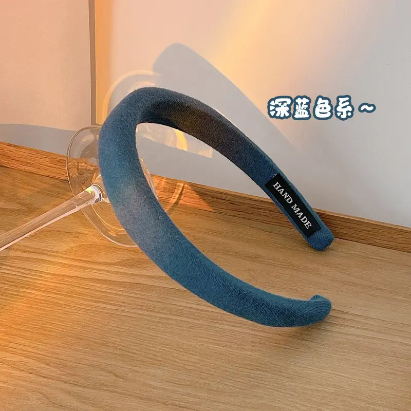 Blue Velvet Hair Band for Women Summer 2022 - Image 8