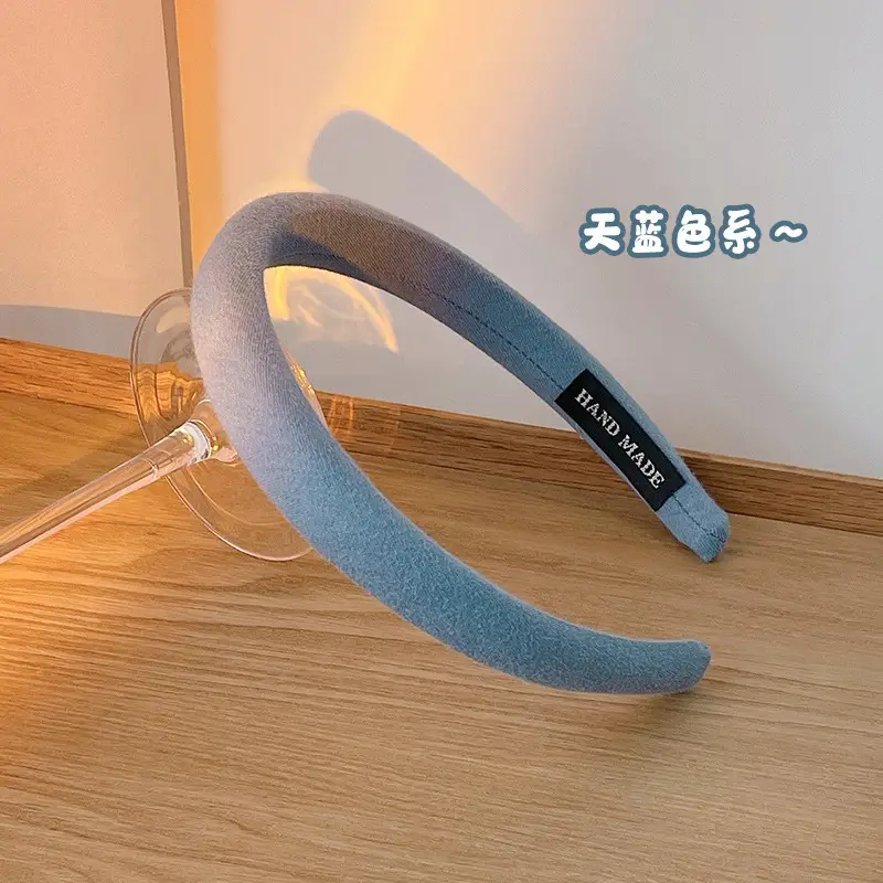 Blue Velvet Hair Band for Women Summer 2022 - Image 9
