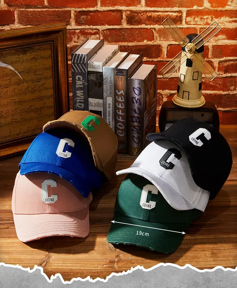 Men Curved Brim Golf Cap with Letter Embroidery — feature 10