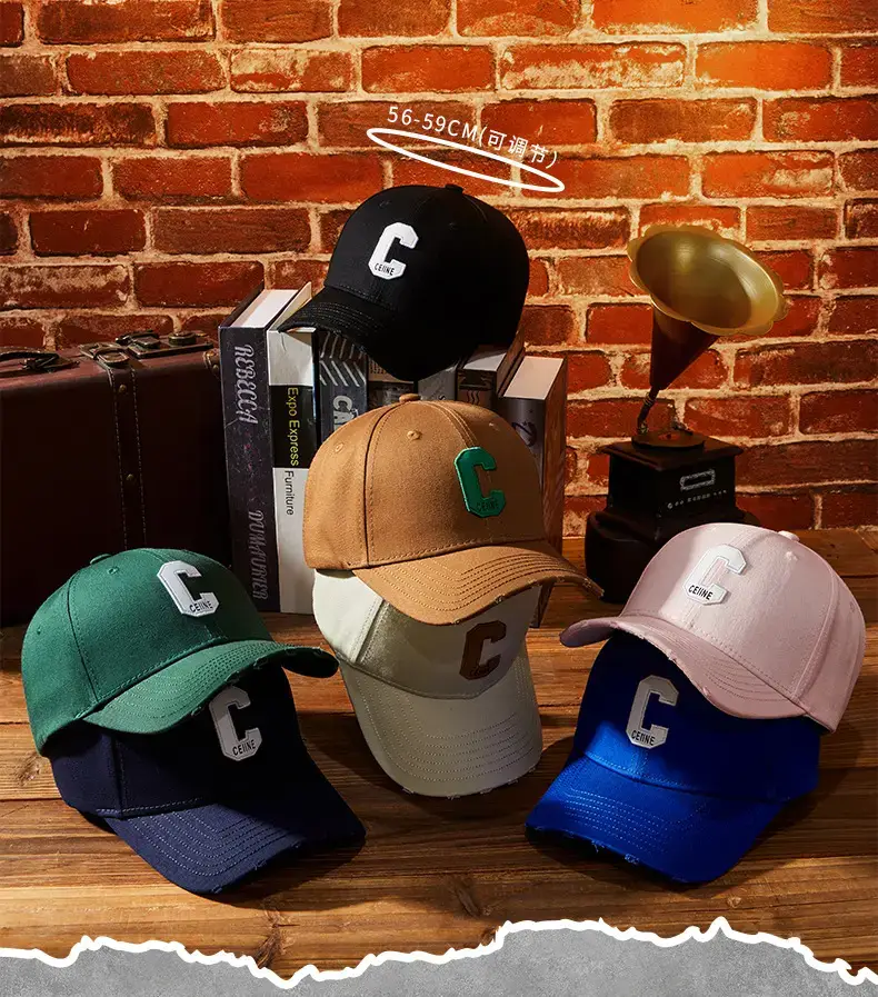 Men Curved Brim Golf Cap with Letter Embroidery — feature 22