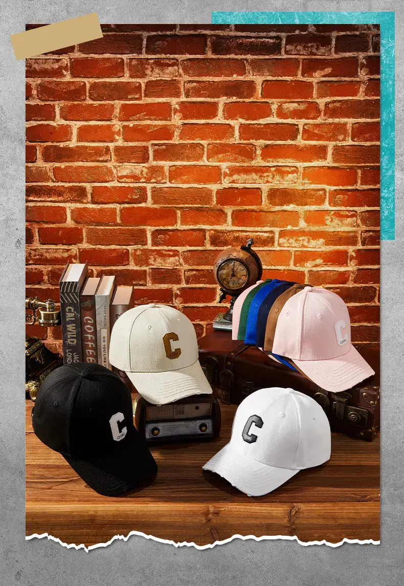 Men Curved Brim Golf Cap with Letter Embroidery — feature 6
