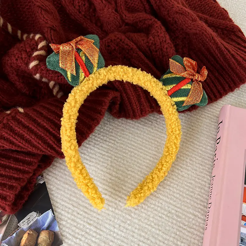Cute Cartoon Antler Hair Hoops for Girls Christmas Headbands - Image 2
