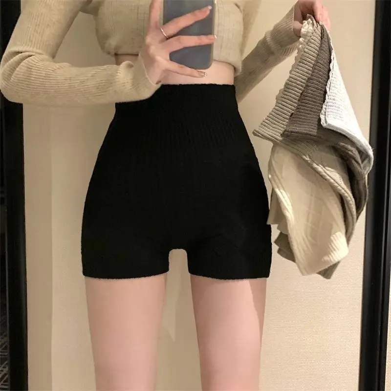 Women Knitted Anti-Glare Safety Shorts 2023 Spring — feature 2