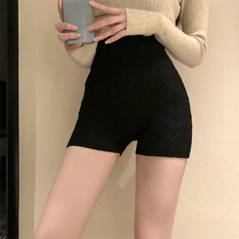 Women Knitted Anti-Glare Safety Shorts 2023 Spring — feature 3