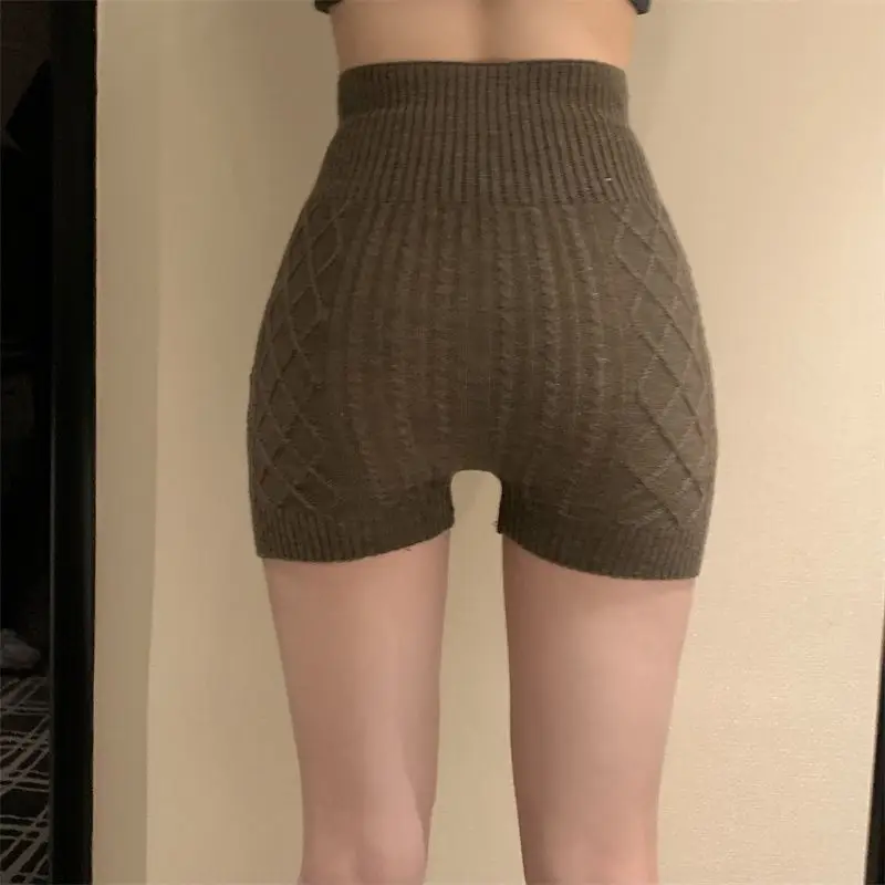 Women Knitted Anti-Glare Safety Shorts 2023 Spring - Image 3
