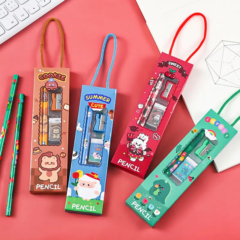 Cute Cartoon Boxed Five-Piece Student Souvenir Set - Image 6